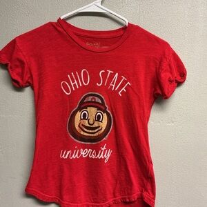 Vintage NCAA Ohio State University Red Women's Tank Top 0030